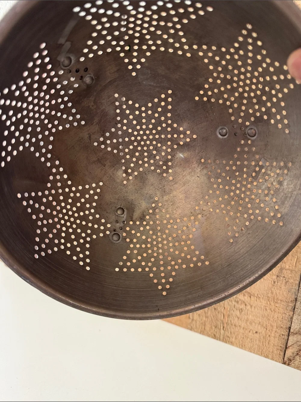 VTG 7 Star Aluminum Colander